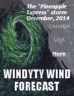 Wind and weather forecast for kiters, surfers, pilots, sailors and anyone else. 